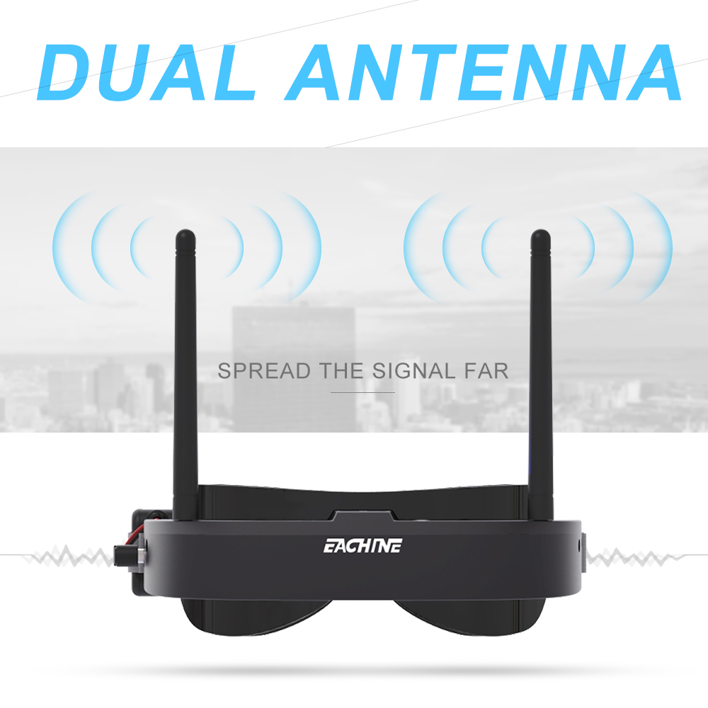 Eachine EV100 720*540 5.8G 72C - Skyzone Cobra X V2 Fpv Goggles review and price